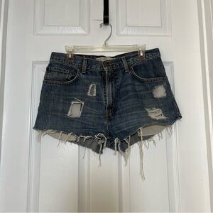 Levi's Shorts 559 Distressed Denim